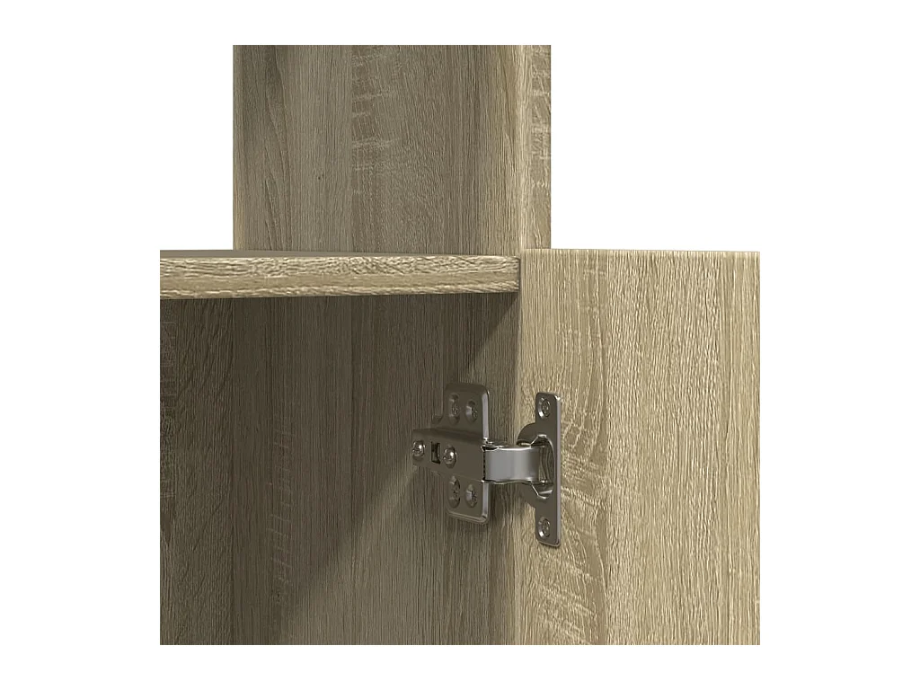 Buffet haut chêne sonoma 63x33x100 cm bois d'ingénierie