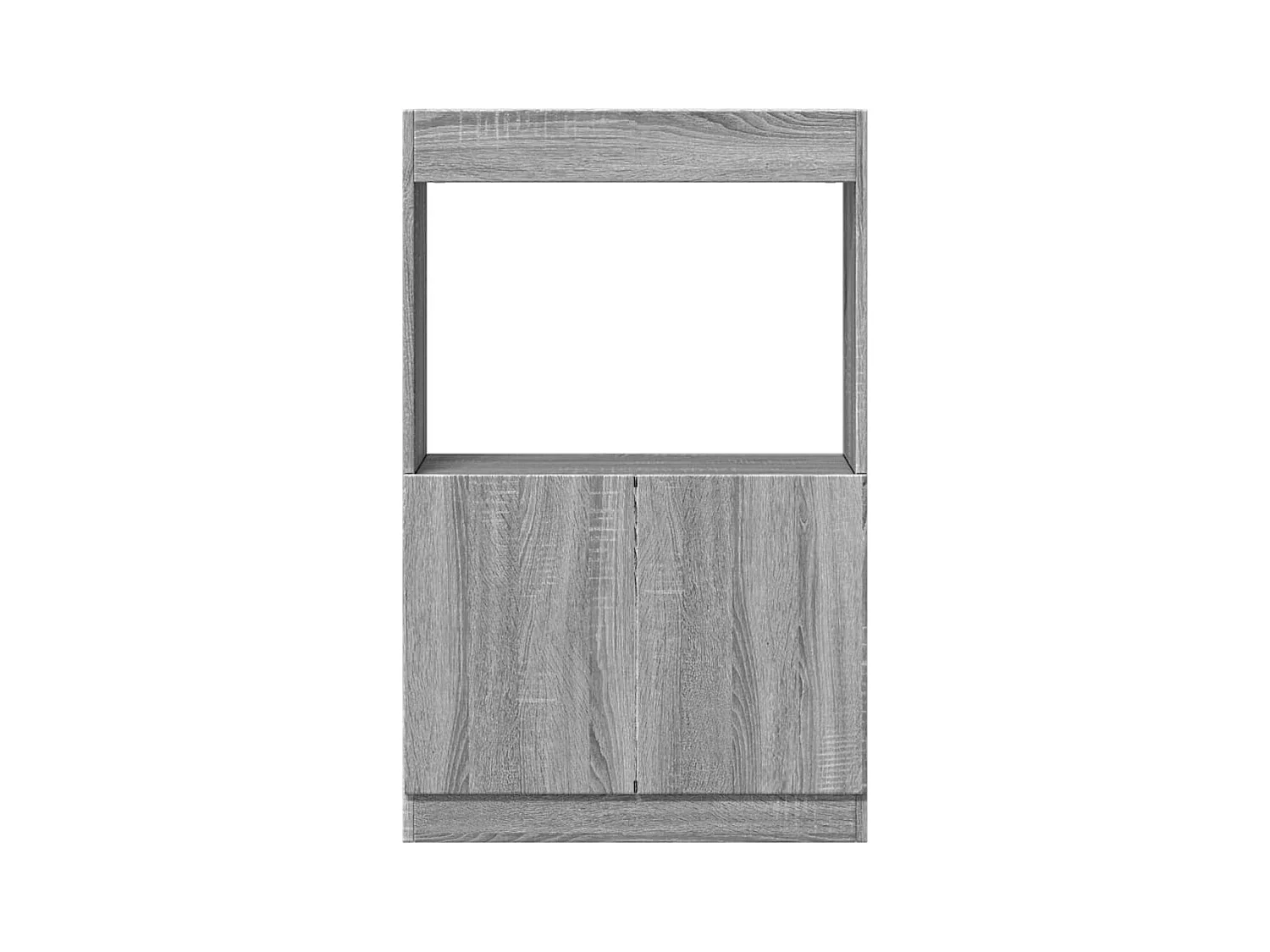 Buffet haut sonoma gris 63x33x100 cm bois d'ingénierie