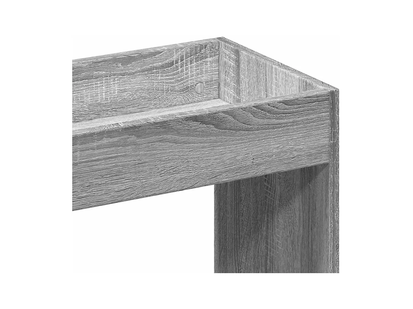 Buffet haut sonoma gris 63x33x100 cm bois d'ingénierie