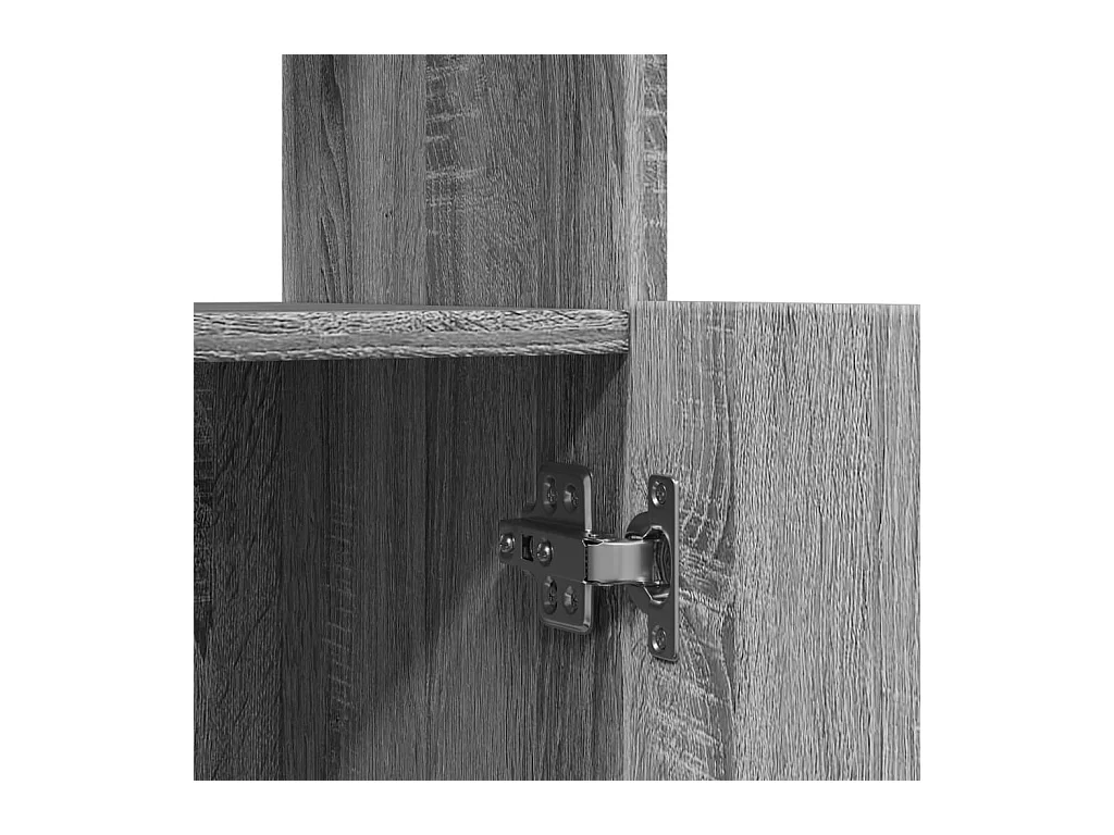 Buffet haut sonoma gris 63x33x100 cm bois d'ingénierie