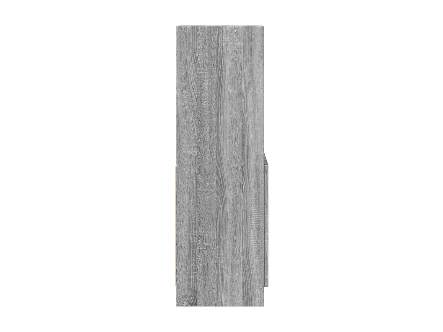 Buffet haut sonoma gris 63x33x100 cm bois d'ingénierie