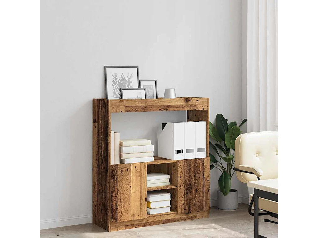 Armário alto 92x33x100 cm derivados de madeira madeira velha