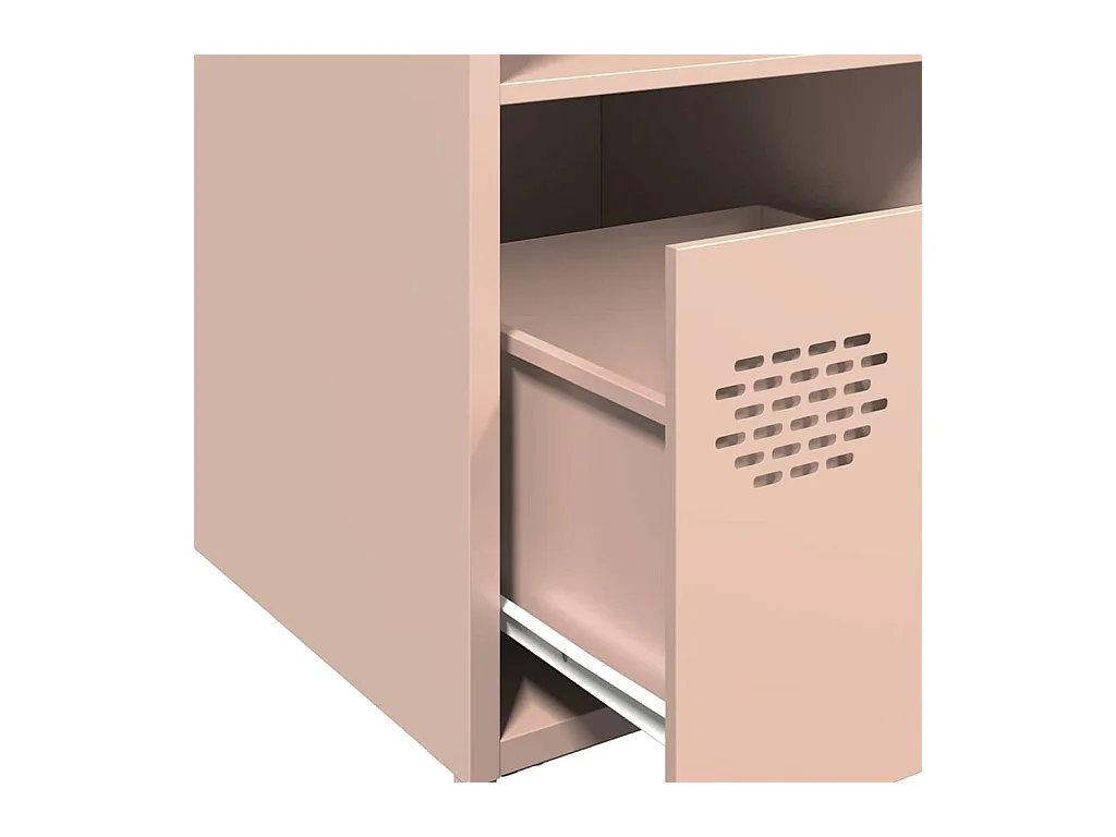 Buffet haut rose 35x39x103,5 cm acier