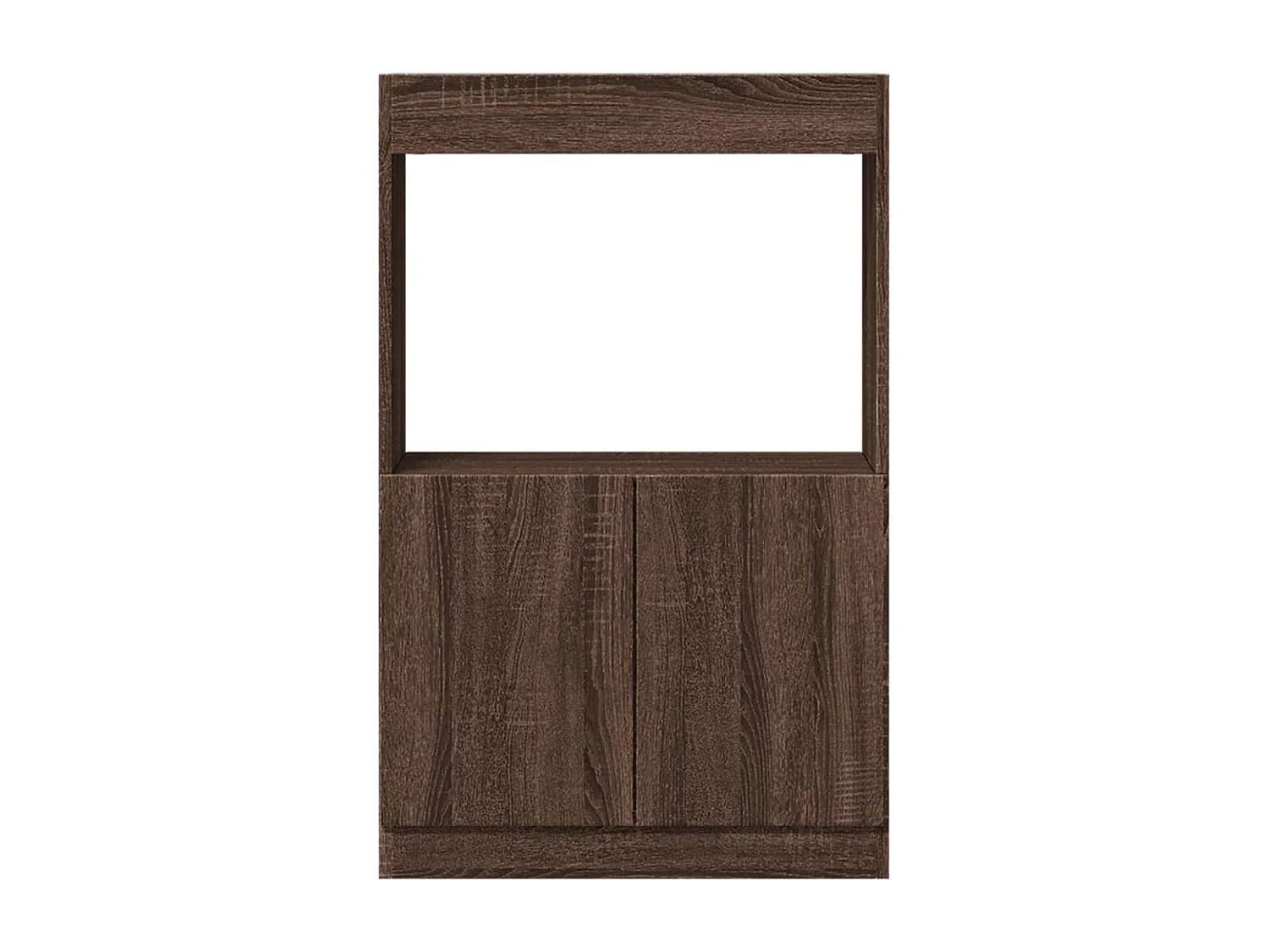 Armário alto 63x33x100cm derivados de madeira carvalho castanho