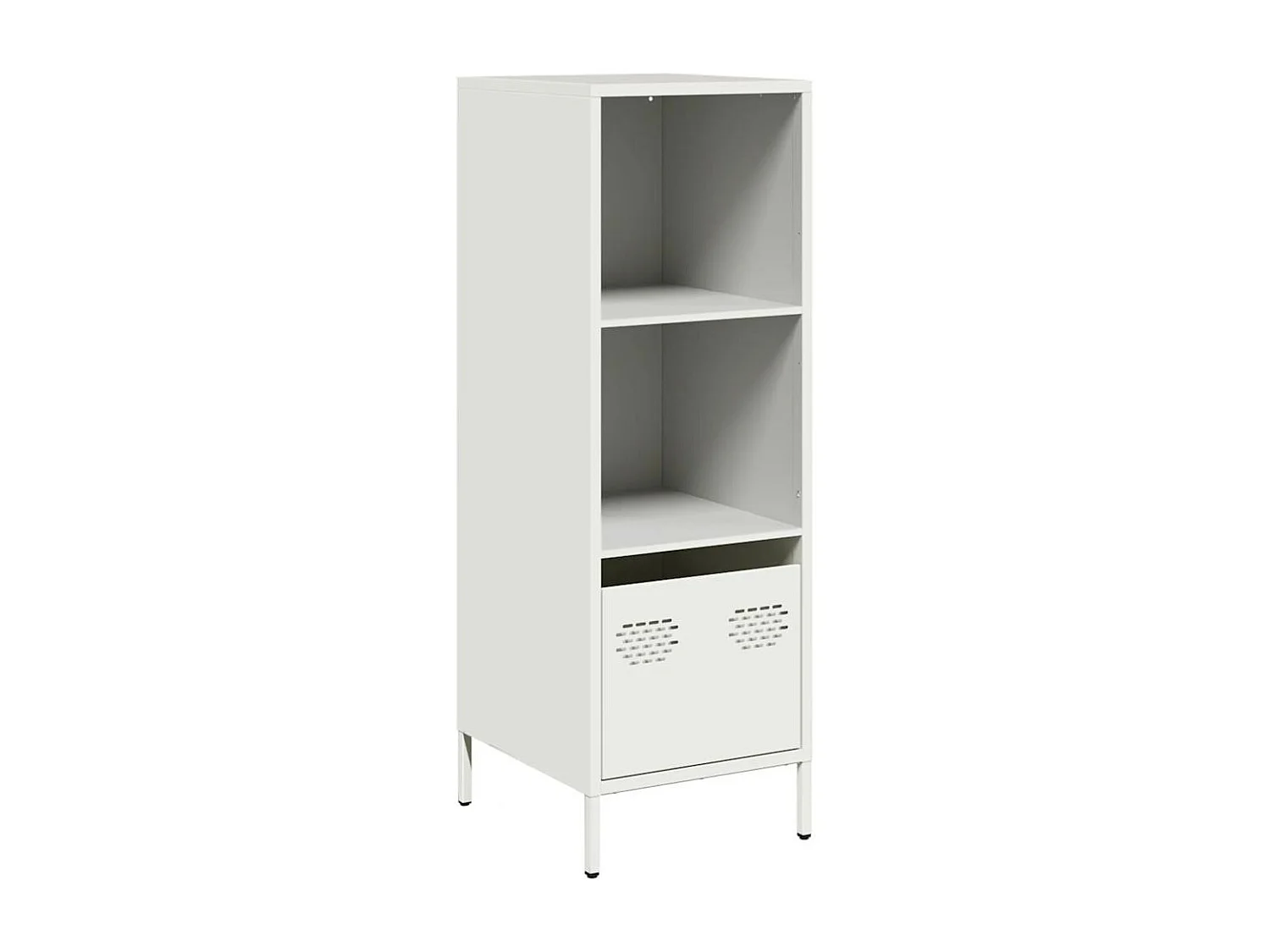 Highboard Weiß 35x39x103,5 cm Stahl