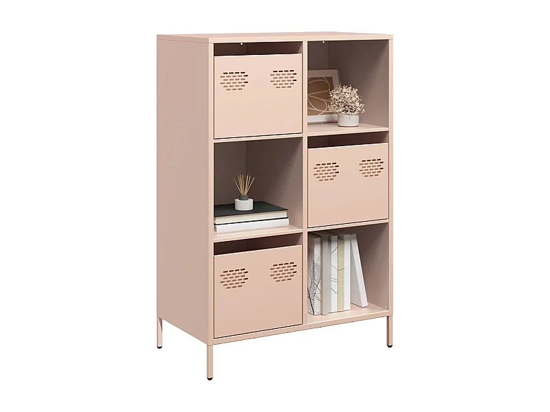 Highboard Rosa 68x39x103,5 cm Stahl