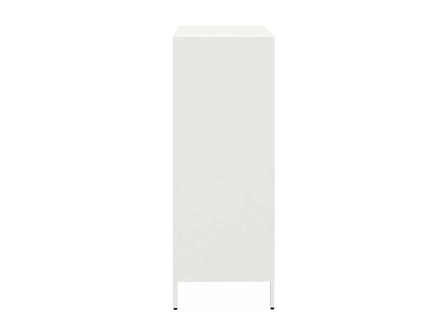 Buffet haut blanc 68x39x103,5 cm acier