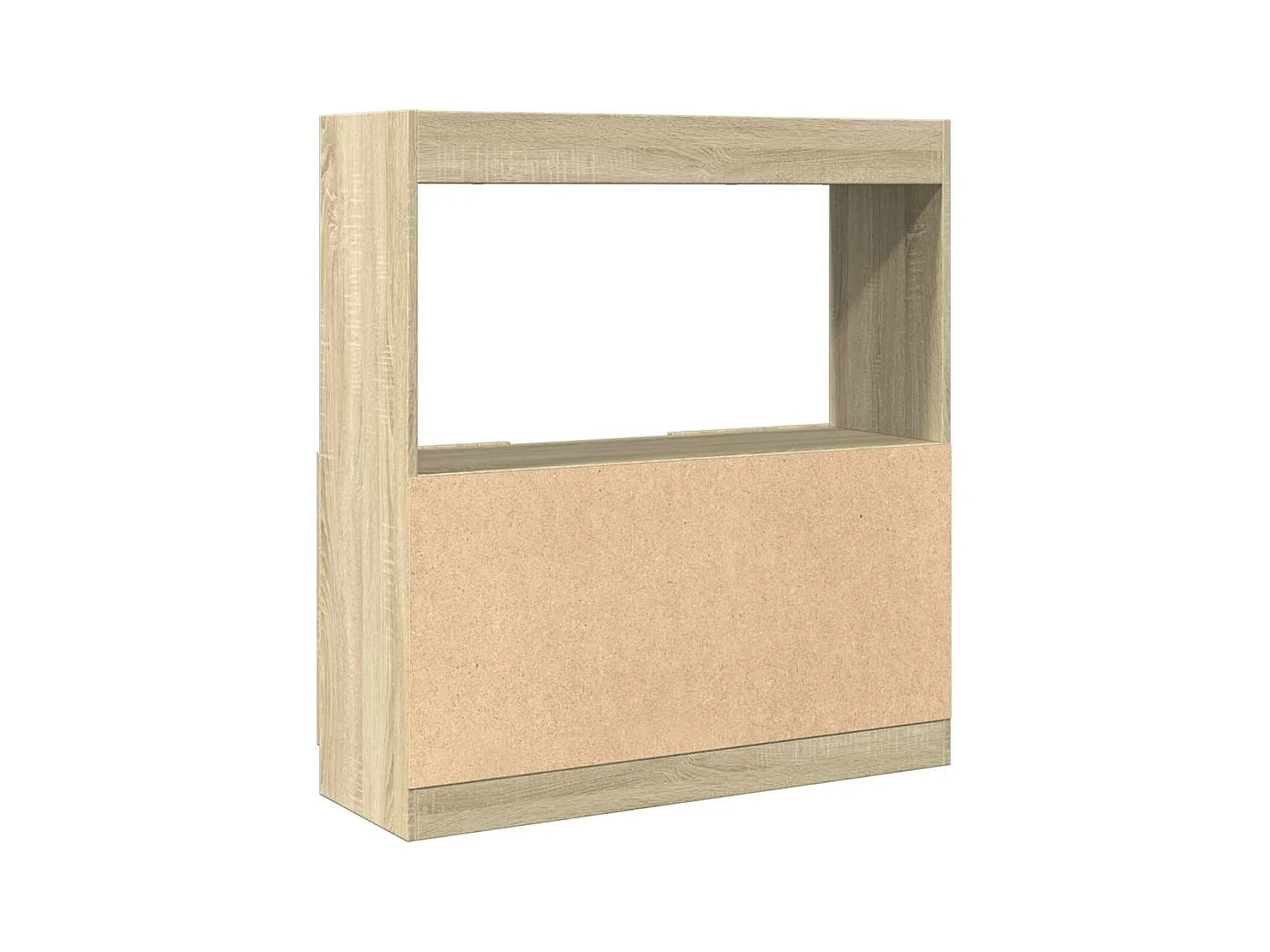 Buffet haut chêne sonoma 92x33x100 cm bois d'ingénierie