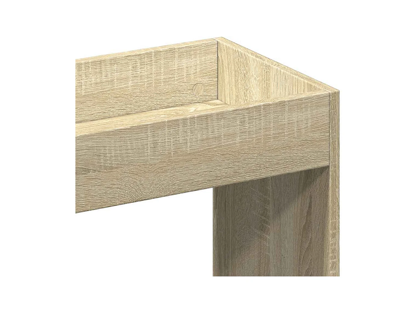 Buffet haut chêne sonoma 92x33x100 cm bois d'ingénierie