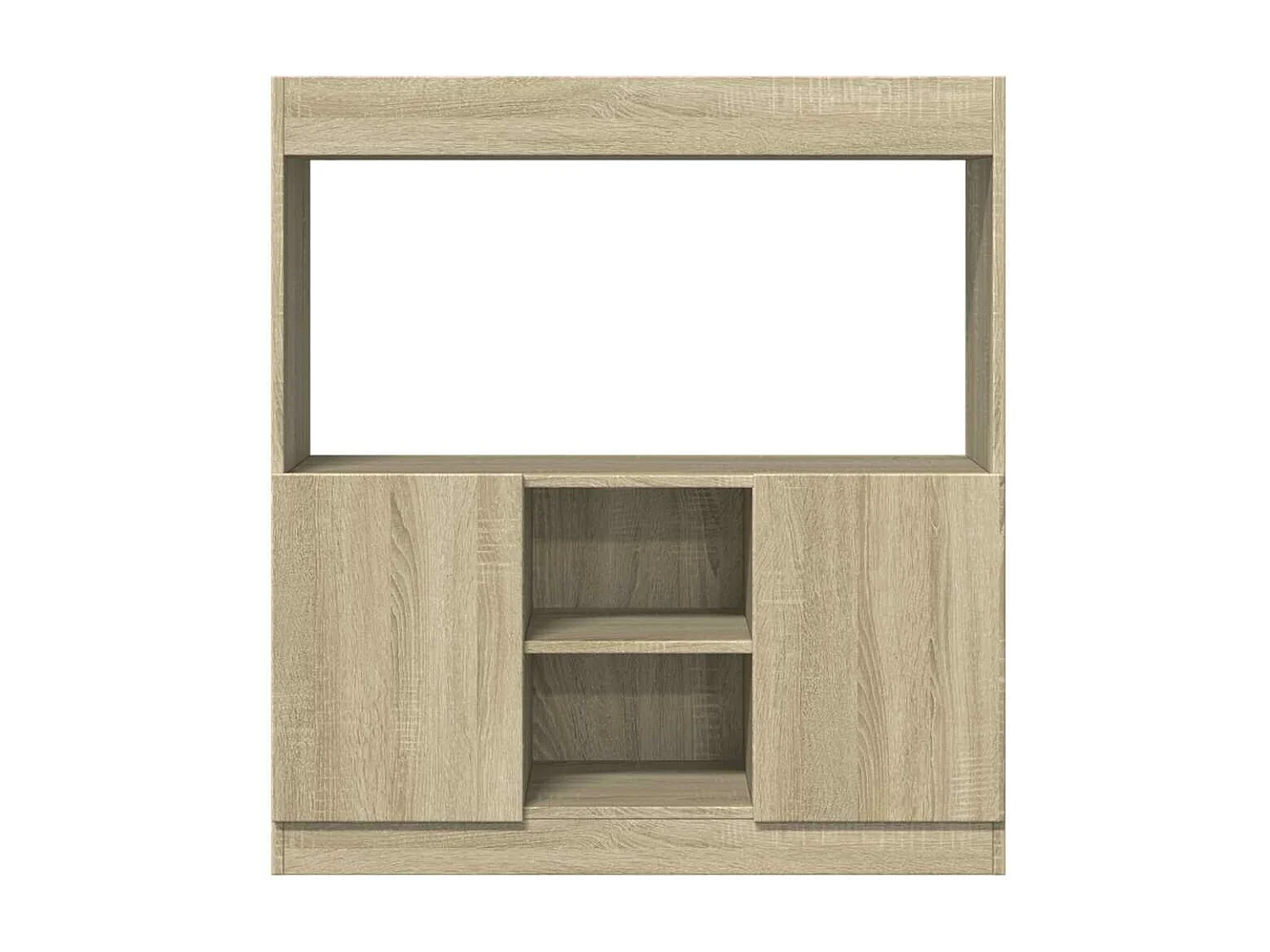 Credenza Rovere Sonoma 92x33x100 cm in Legno Multistrato