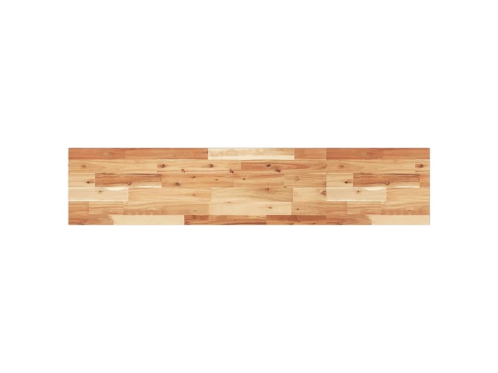 Wandschap zwevend olieafwerking 160x30x2 cm massief acaciahout
