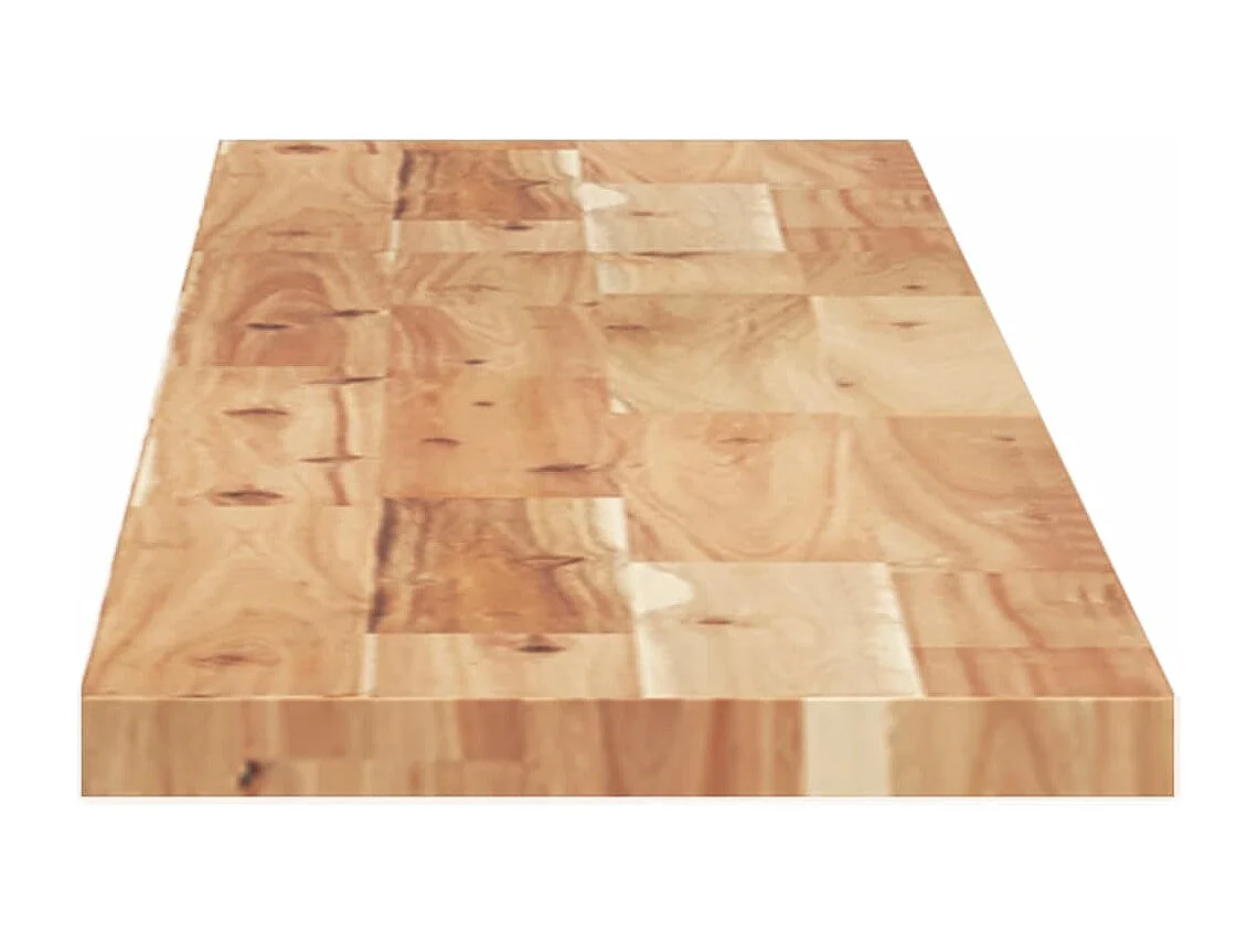 Étagères flottantes 4 pcs 120x20x2 cm acacia massif à l'huile