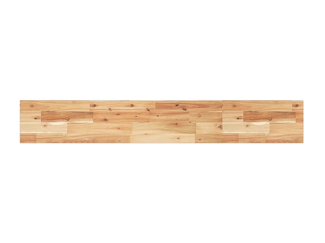 Étagères flottantes 4 pcs 120x20x2 cm acacia massif à l'huile