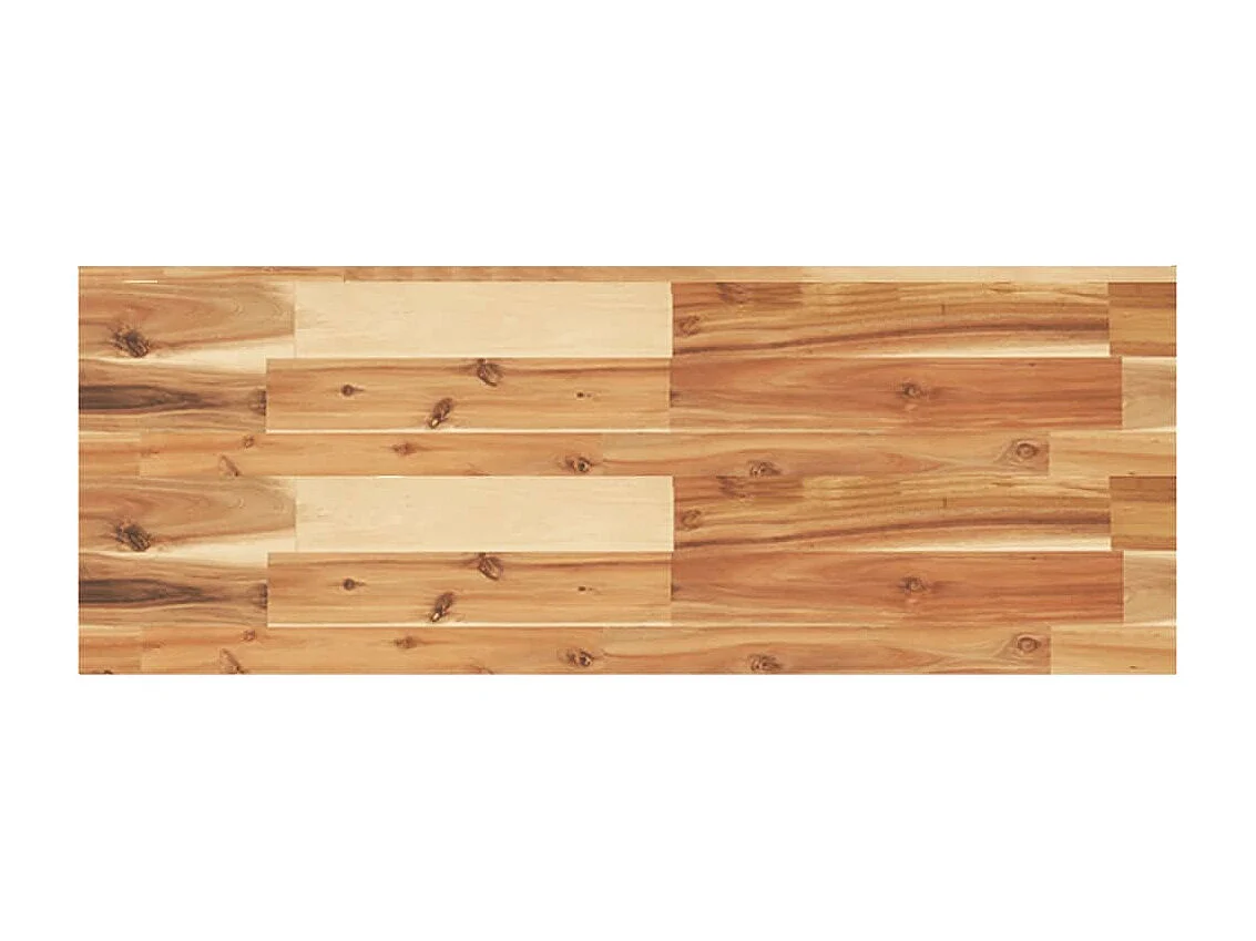 Étagères flottantes 2 pcs 80x30x4 cm acacia massif à l'huile