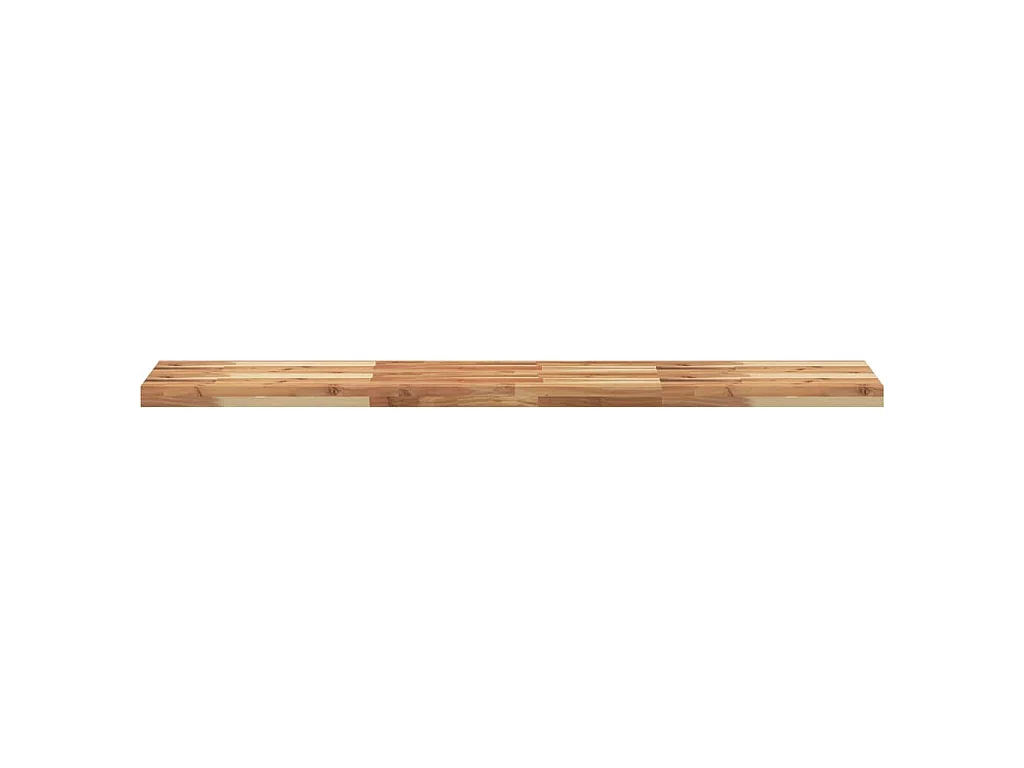 Wandschappen 2 st zwevend olieafwerking 160x30x4 cm acaciahout
