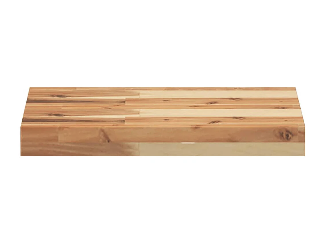 Étagère flottante 60x30x4 cm acacia massif finition à l'huile