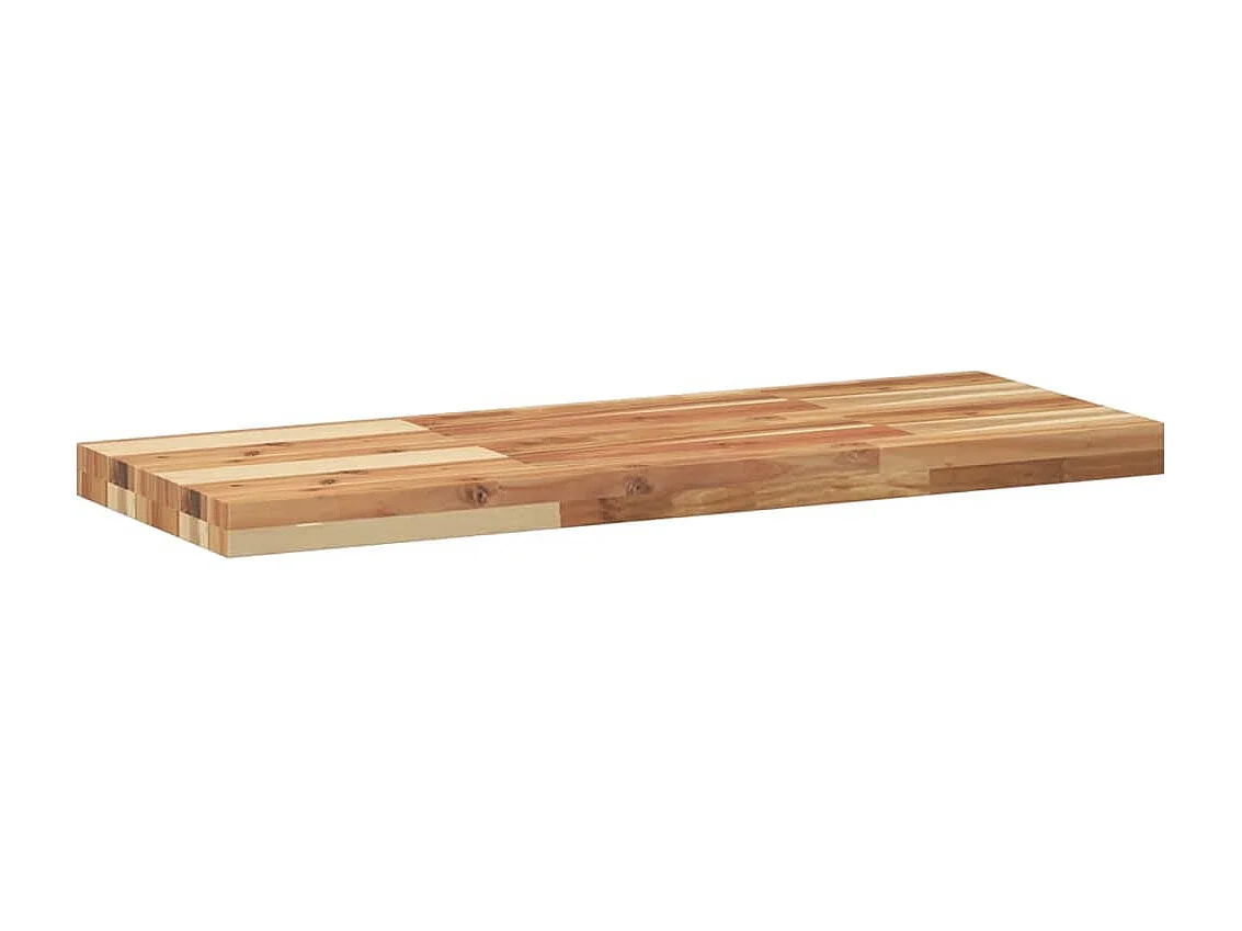 Étagères flottantes 4 pcs 100x30x4 cm acacia massif à l'huile