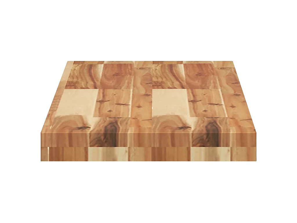 Étagères flottantes 4 pcs 100x30x4 cm acacia massif à l'huile