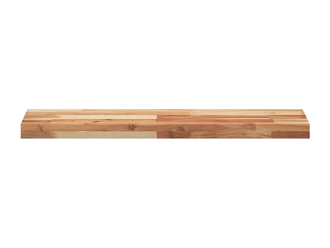 Mensole da Parete 2 pz 100x20x4 cm Legno Acacia Rifinito a Olio