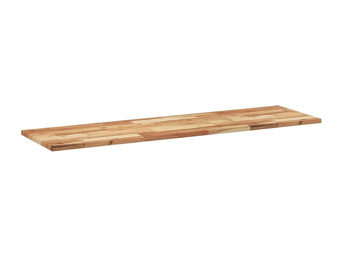 Étagères flottantes 3 pcs 140x40x2 cm acacia massif à l'huile