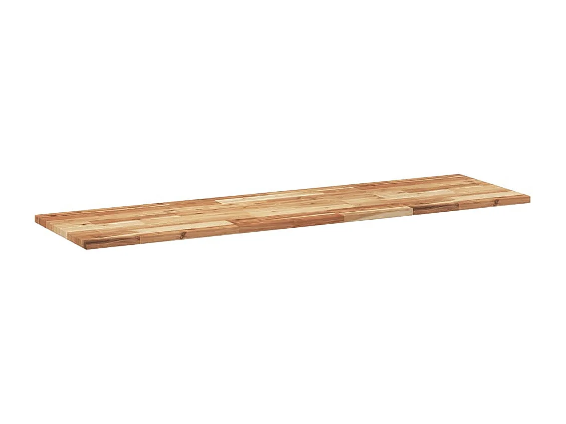 Étagères flottantes 4 pcs 140x40x2 cm acacia massif à l'huile