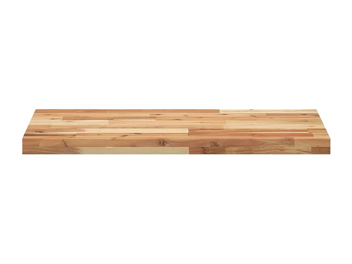 Wandschappen 3 st zwevend olieafwerking 160x40x4 cm acaciahout