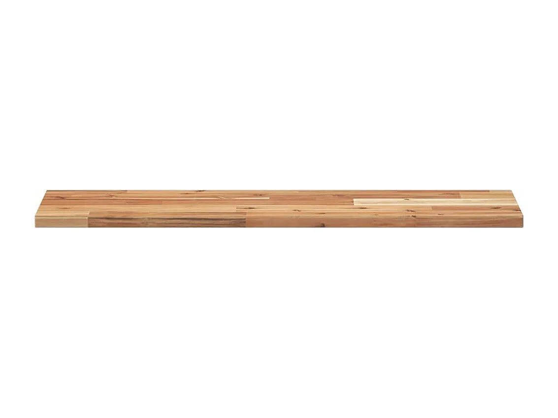 Ripiano a Parete 100x20x2cm Legno Massello Acacia Rifinito Olio