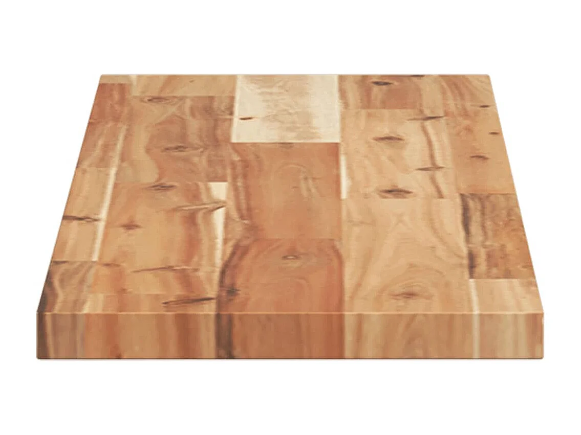 Ripiano a Parete 100x20x2cm Legno Massello Acacia Rifinito Olio