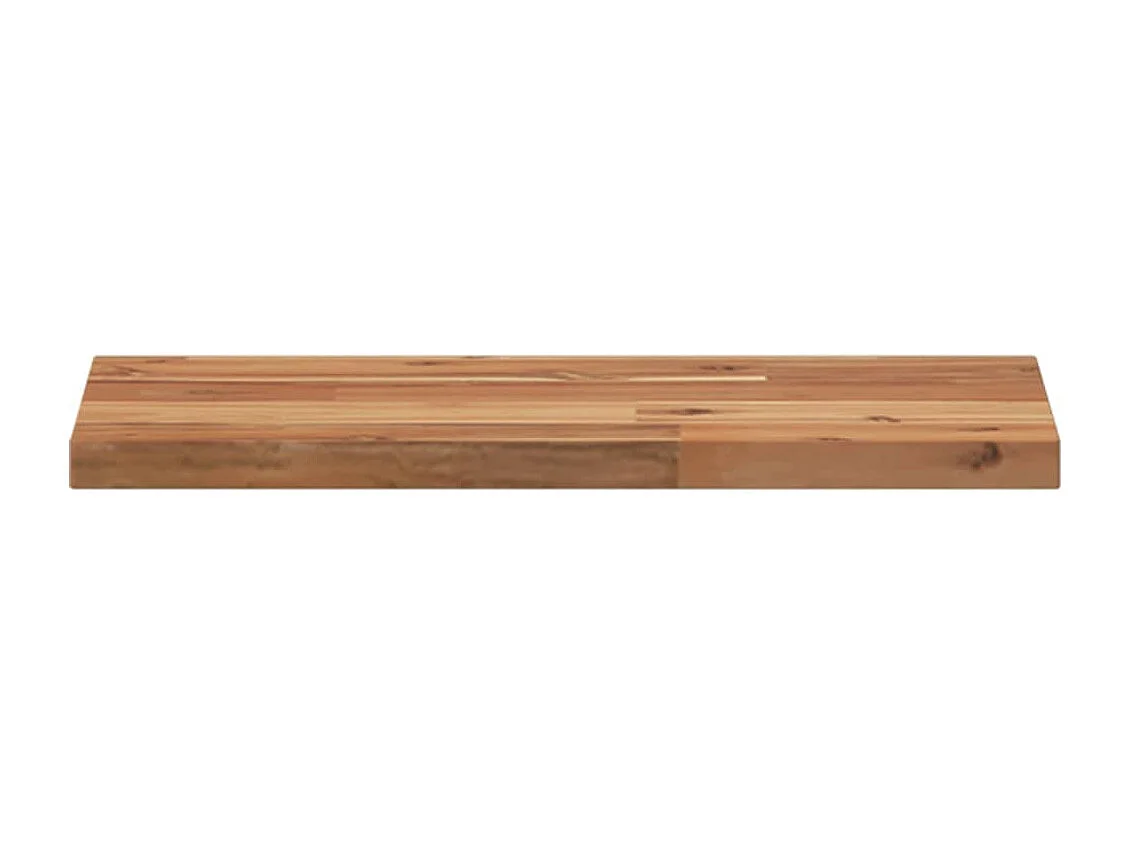Étagères flottantes 4 pcs 60x20x2 cm acacia massif à l'huile