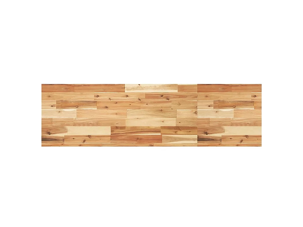 Schweberegale 2 Stk. 120x40x4 cm Massivholz Akazie Ölbehandelt