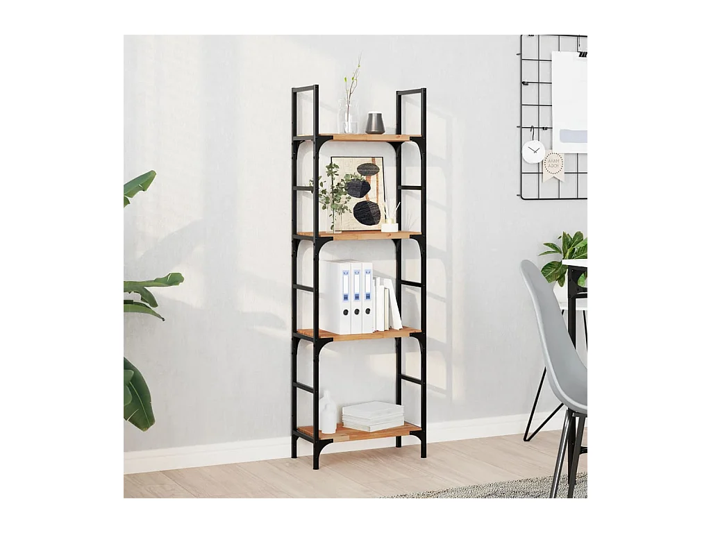 Étagères flottantes 4 pcs 40x20x2 cm acacia massif à l'huile