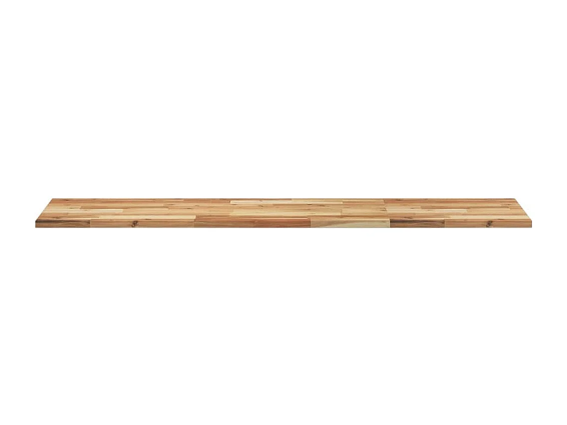 Étagères flottantes 2 pcs 120x40x2 cm acacia massif à l'huile