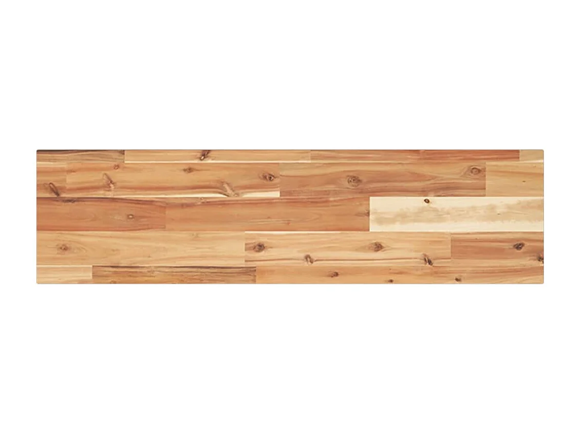 Étagères flottantes 3 pcs 100x20x2 cm acacia massif à l'huile