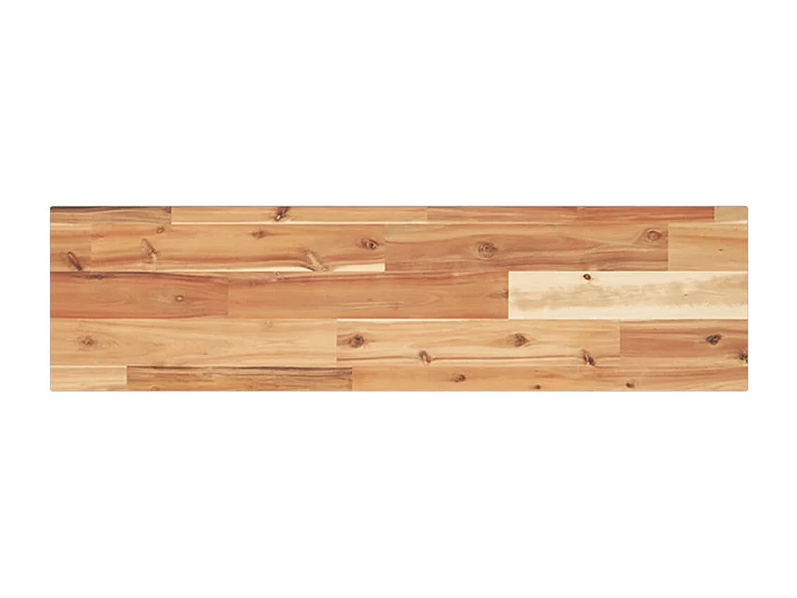 Étagères flottantes 3 pcs 100x20x2 cm acacia massif à l'huile