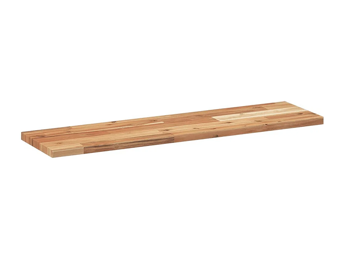 Étagères flottantes 3 pcs 100x20x2 cm acacia massif à l'huile