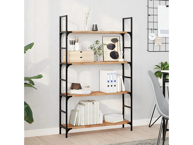 Prateleiras flutuantes 2 pcs acácia maciça c/ acabamento a óleo