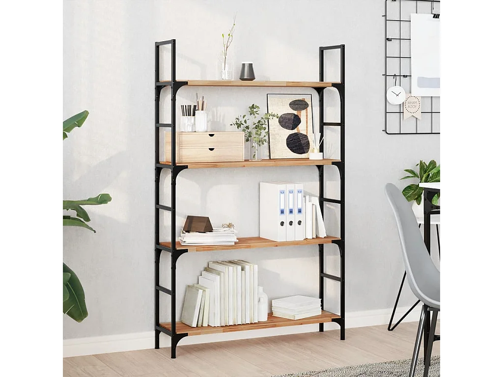 Wandschappen 2 st zwevend olieafwerking 100x20x2 cm acaciahout