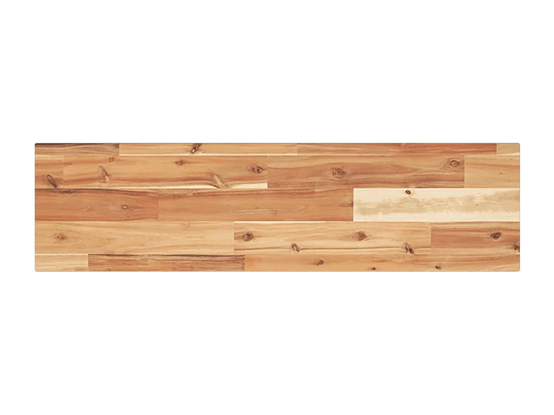 Mensole da Parete 2 pz 100x20x2 cm Legno Acacia Rifinito a Olio