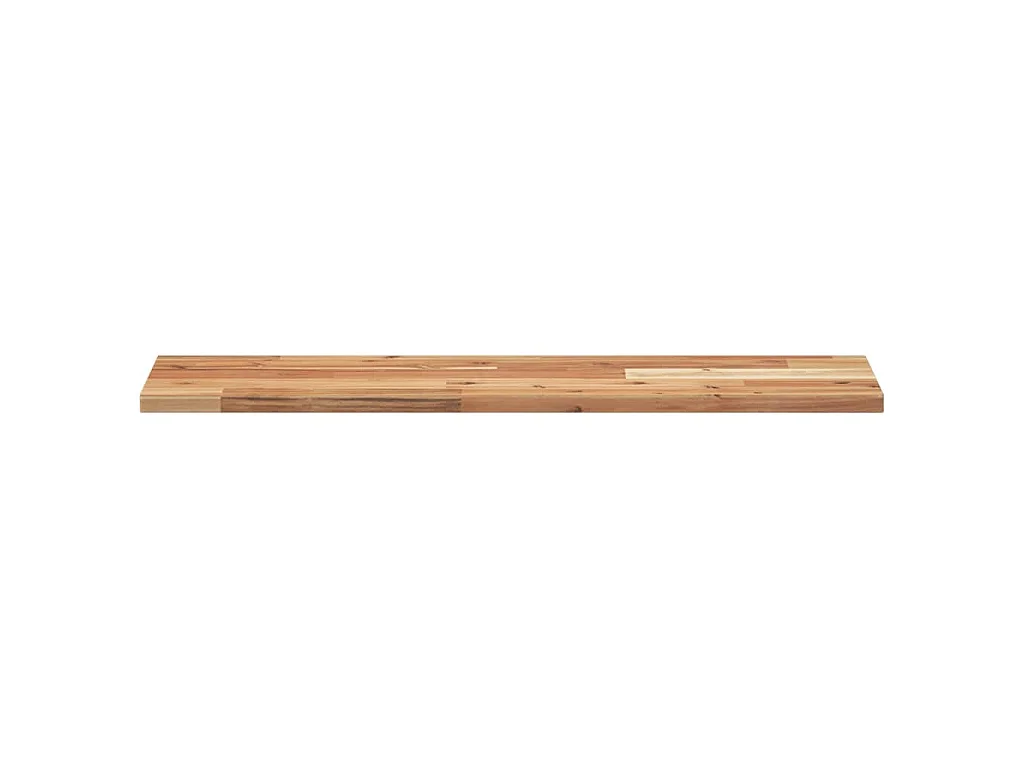 Étagères flottantes 2 pcs 100x20x2 cm acacia massif à l'huile