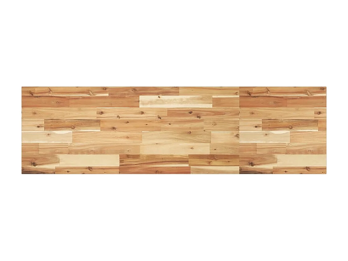Étagères flottantes 2 pcs 160x40x2 cm acacia massif à l'huile