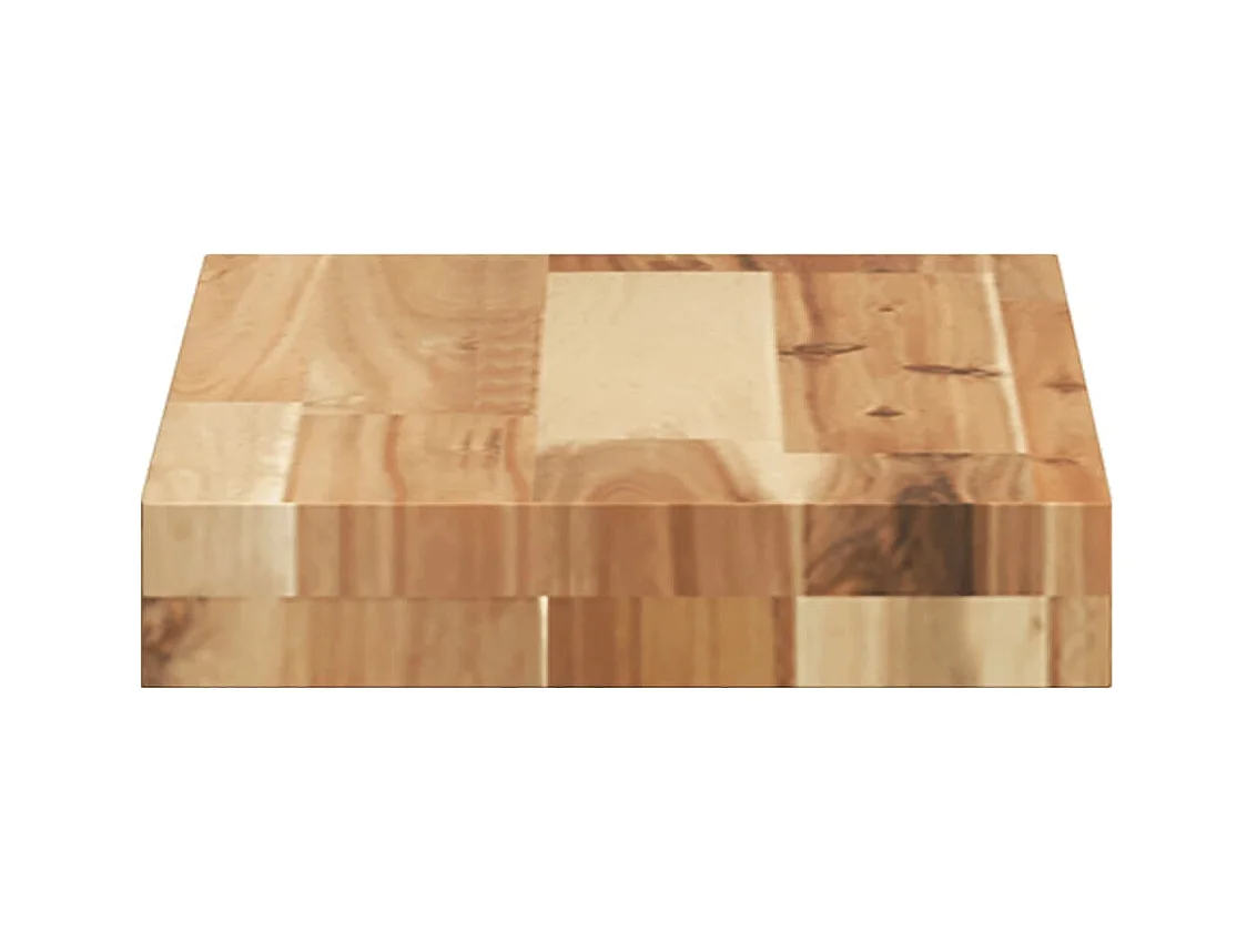 Schweberegale 3 Stk. 60x20x4 cm Massivholz Akazie Ölbehandelt