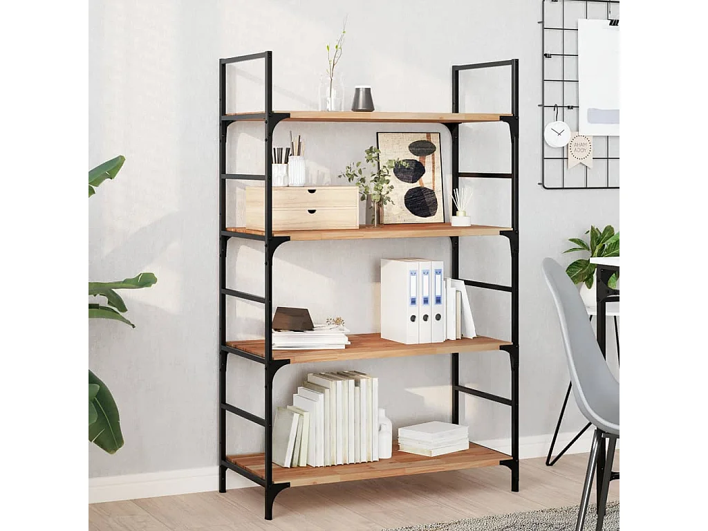 Étagères flottantes 4 pcs 60x40x2 cm acacia massif à l'huile