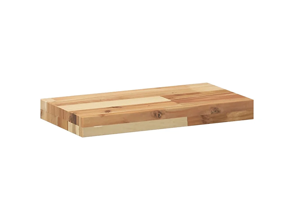 Schweberegale 4 Stk. 40x20x4 cm Massivholz Akazie Ölbehandelt