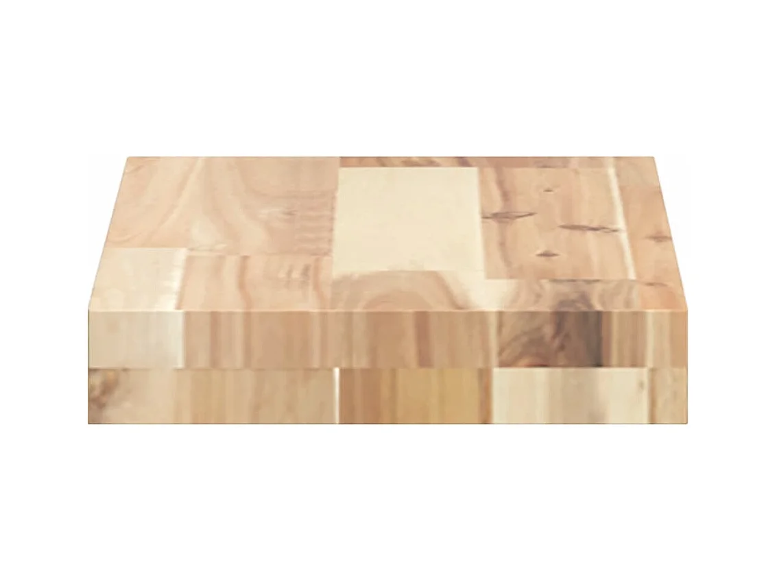 Étagères flottantes 4 pcs 40x20x4 cm acacia massif non traité