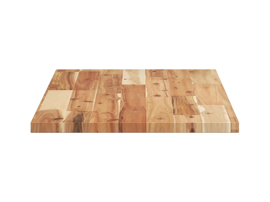 Schweberegal 60x40x2 cm Massivholz Akazie Ölbehandelt