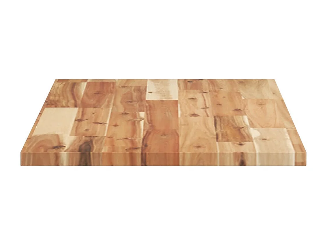 Schweberegal 60x40x2 cm Massivholz Akazie Ölbehandelt