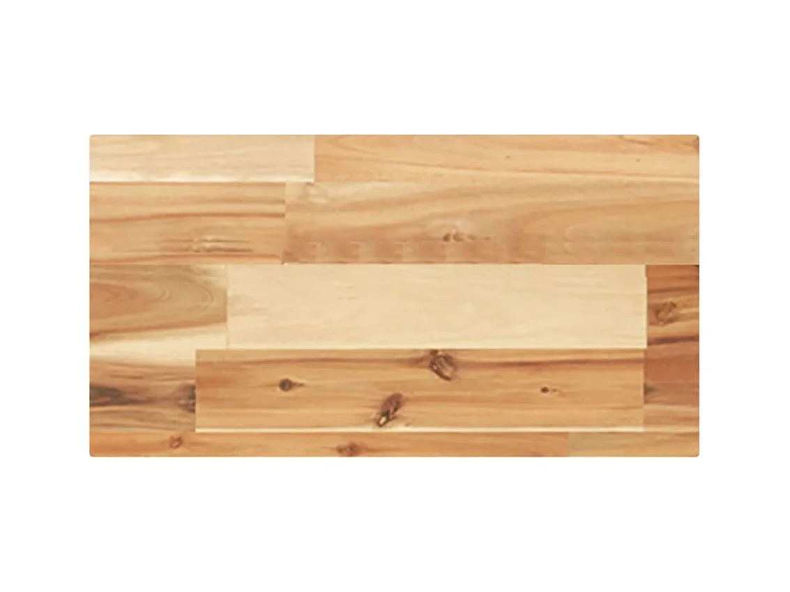 Étagères flottantes 2 pcs 60x20x4 cm acacia massif à l'huile