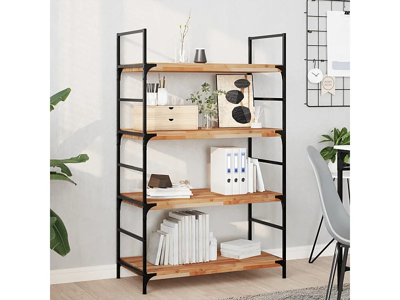 Wandschappen 2 st zwevend olieafwerking 100x40x4 cm acaciahout