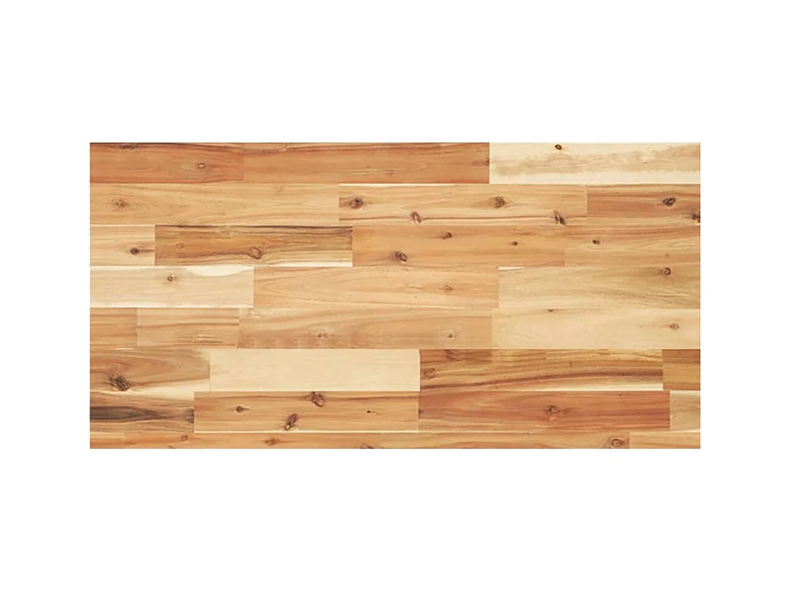 Schweberegale 2 Stk. 100x40x4 cm Massivholz Akazie Ölbehandelt