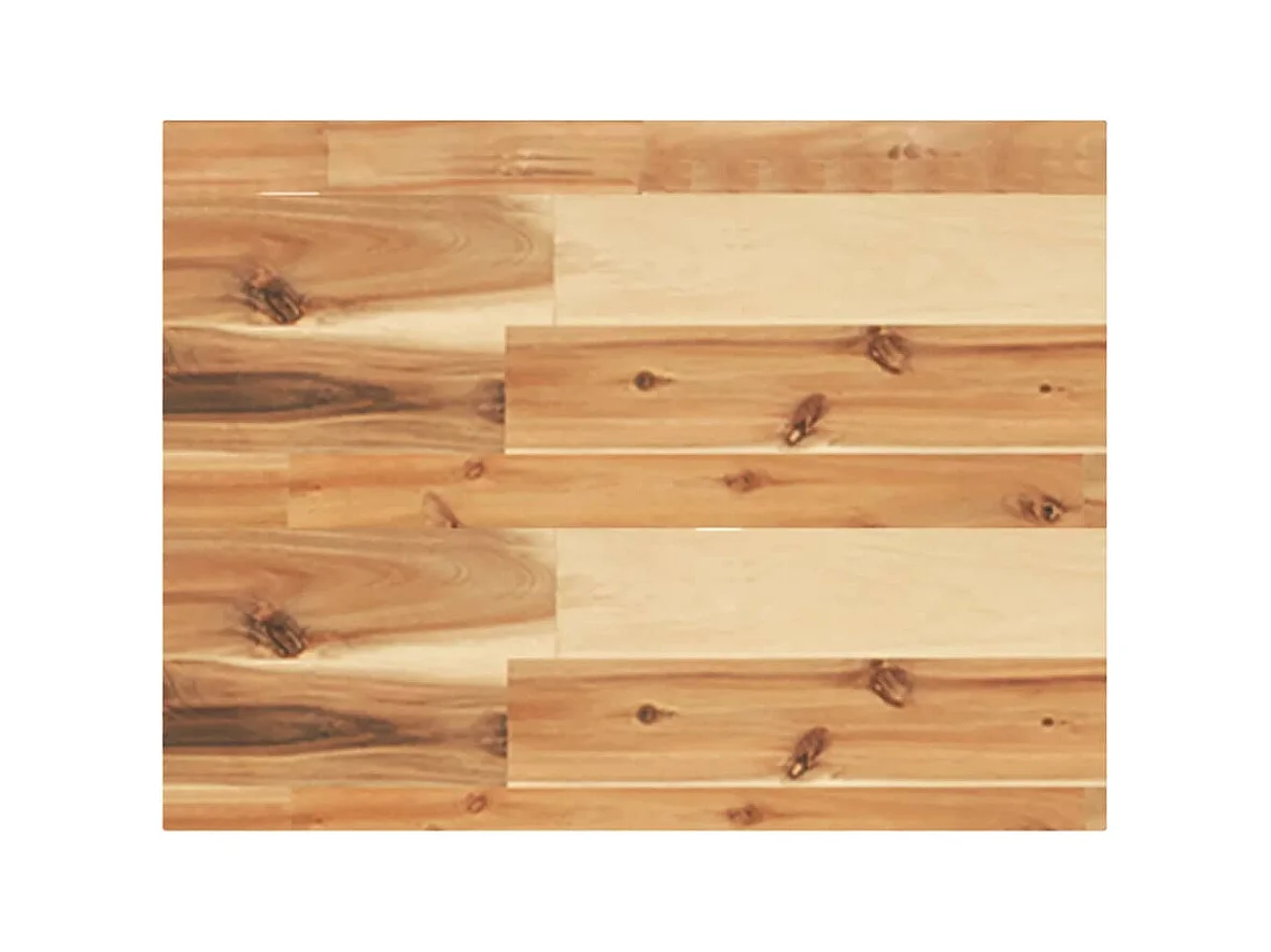 Schweberegale 2 Stk. 60x30x4 cm Massivholz Akazie Ölbehandelt